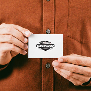 Наше портфолио - Дизайн визитки для автосервиса "Dnk Service"