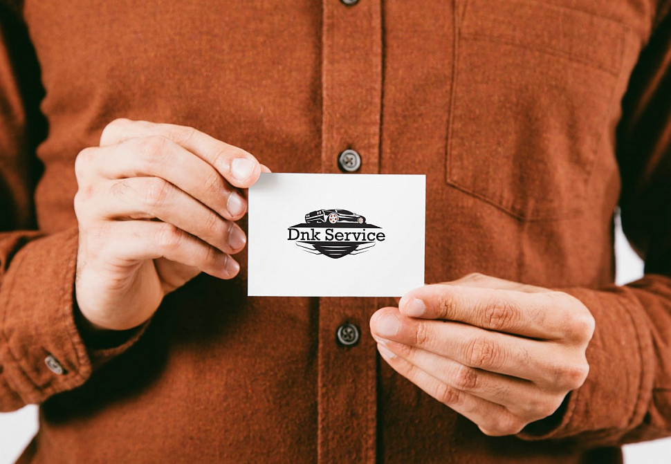 Наше портфолио - Дизайн визитки для автосервиса "Dnk Service"