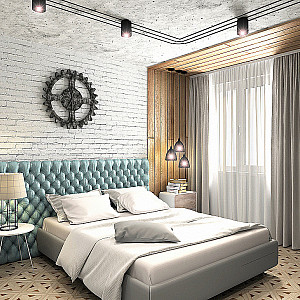 Наше портфолио - 3D визуализация гостиницы "Loft"