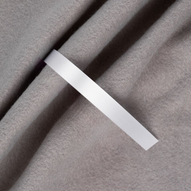 Лента сатиновая Satin 10 S, белая, 20 см