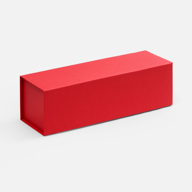 Коробка складная под бутылку Color Jacket Fold, красная