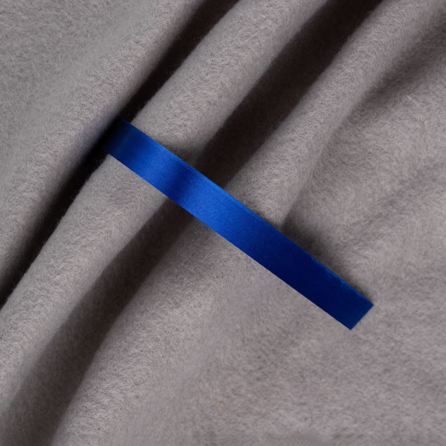 Лента сатиновая Satin 10 S, синяя, 20 см