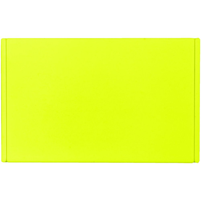 Лейбл из ПВХ Dzeta, ХL, желтый неон