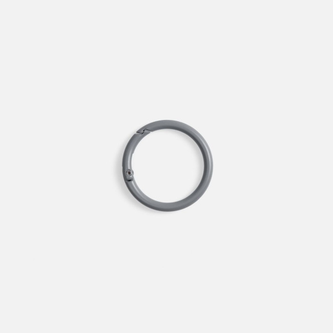 Карабин-кольцо Claus, L, серый