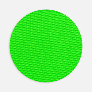 Наклейка тканевая Lunga Round, M, зеленый неон