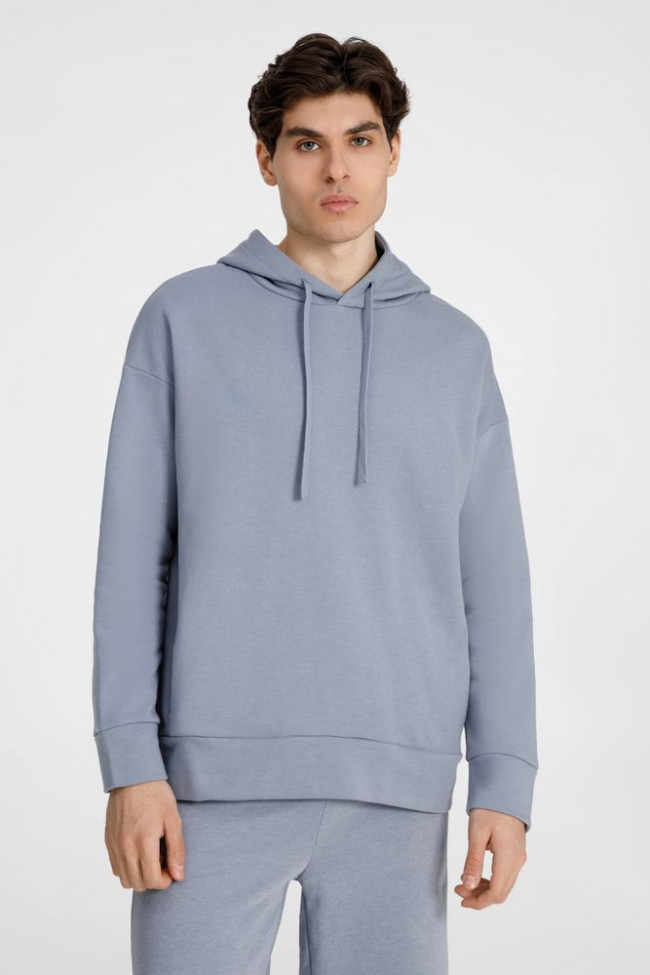 Худи унисекс H2, серое