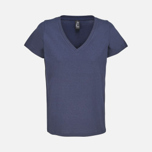 Футболка женская Regent Women с V-образным вырезом, кобальт (темно-синяя)