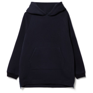 Худи унисекс оверсайз Easy Street, темно-синее