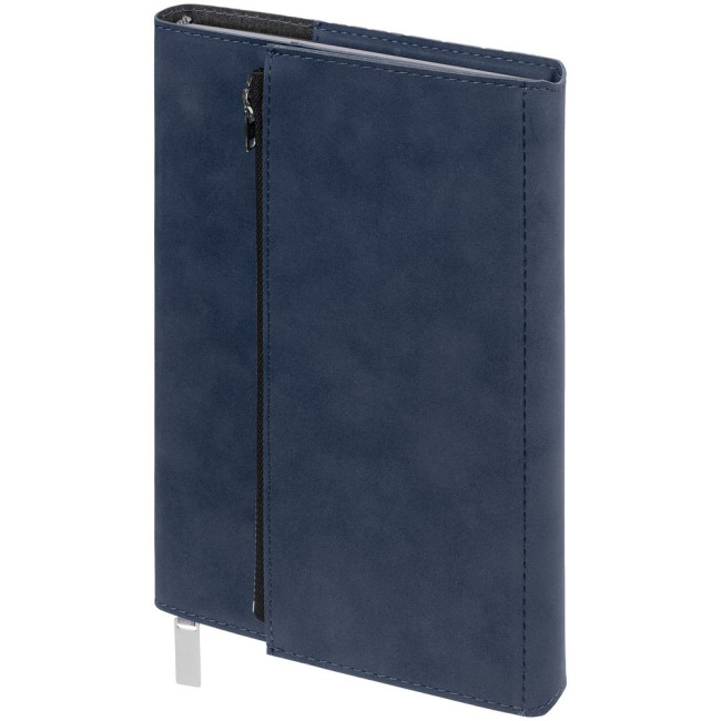 Ежедневник Grace на заказ, недатированный, темно-синий