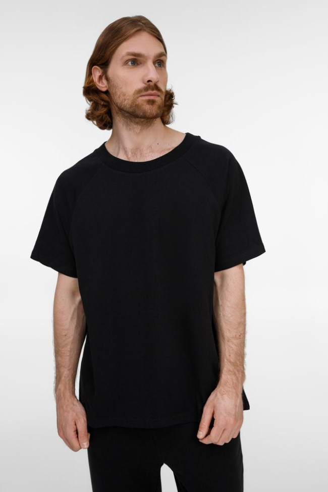 Футболка унисекс оверсайз T2, черная