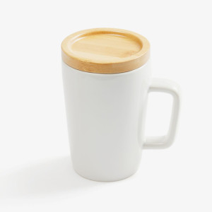 Кружка Vierra с крышкой-костером, белая