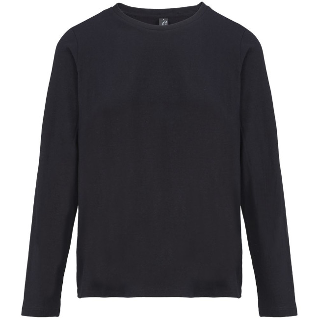 Футболка с длинным рукавом женская Monarch Women, черная